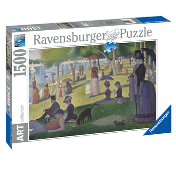 1500pc Ravensburger A Sunday Afternoon on La Grande Jattec Jigsaw Puzzle 