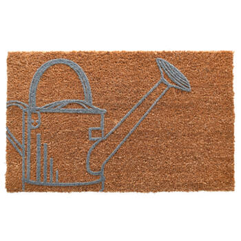 Esschert Design Doormat Watering Can Indoor Outdoor 60cm Brown
