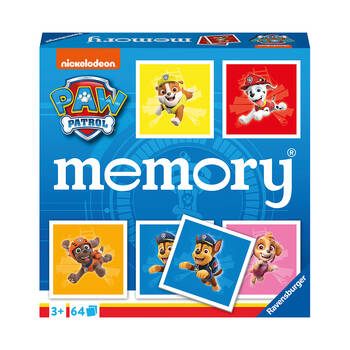 Ravensburger Paw Patrol Memory Kids Toy 5x19cm 3y+