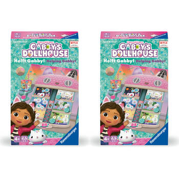 2PK Ravensburger Gabby's Dollhouse Bring Along Kids Toy Family Game 3y+
