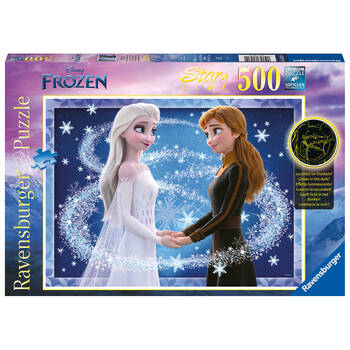 500pc Ravensburger Starline The Sisters Anna and Elsa Jigsaw Puzzle 14y+