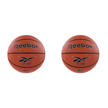2PK Reebok VR-1500 Durable Outdoor Recreational Basketball Size 6 Brown