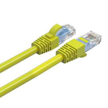 Cruxtec 0.3m CAT6 Network Cable - Yellow
