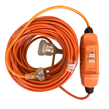 Cleanstar 20m Extension Lead 10Amp Cable w/ In-Line Safety Switch