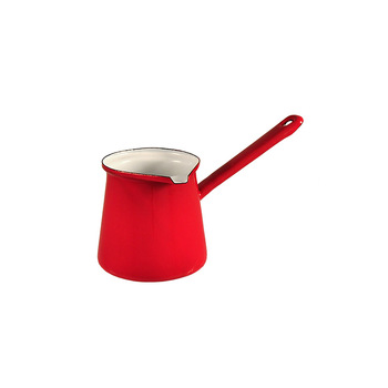 Urban Style 250ml Enamelware Turkish 5 Coffee Pot - Red