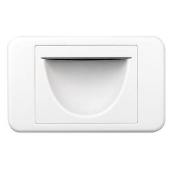 Reverse Bullnose In Wall Plate Cable Flush Cover