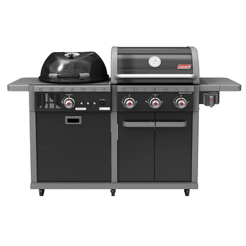 Coleman Revolution Dual Fuel Gas & Charcoal BBQ Black Gloss