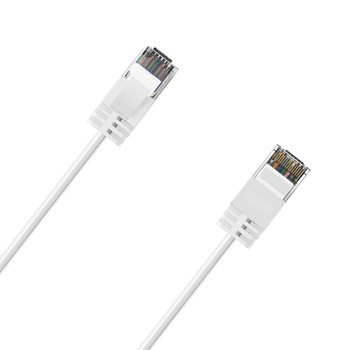 Cruxtec Ultra-Thin CAT6A U/UTP Ethernet Cable 15m - White