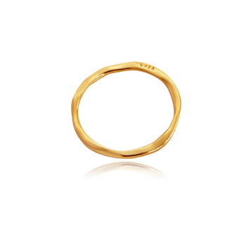 Culturesse Riella Everyday Fine Gold Ring - Size 7