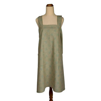 Belle Mandalay Raine & Humble Cotton Kitchen Apron 90x80cm - Sky Grey