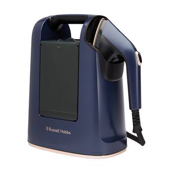 Russell Hobbs Supreme Handheld Steam Cleaner Maestro Clothes Iron Navy/Champagne