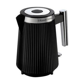Russell Hobbs Bronte Black Kettle Modern Design Finish Black/Silver