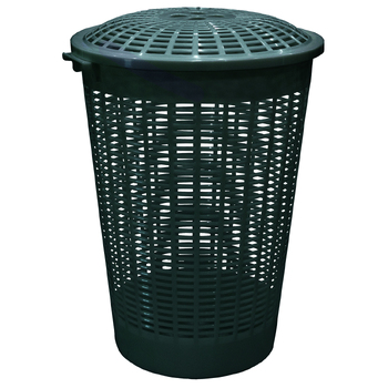 Homeleisure Linen Hamper 62L Grey Laundry Cleaning 