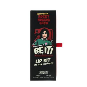 Rocky Horror Show Satin Finish Lipstick and Lip Liner Makeup Kit Red