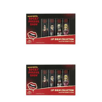 2PK Rocky Horror Show Lip Balm Collection Apple, Strawberry, Cherry & Vanilla