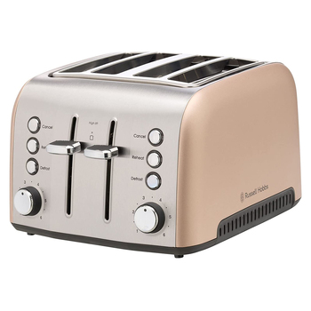 Russell Hobbs RHT94CHM Brooklyn 4 Slice Toaster Champagne