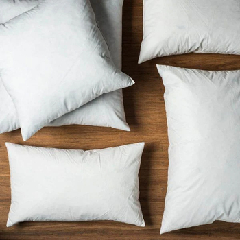 2PK Belle Duck Feather Cushion Insert 30x60cm Square - White