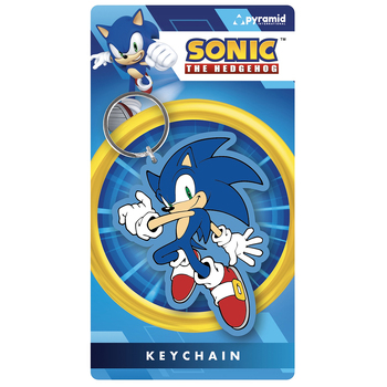 Sonic The Hedgehog Video Game/Cartoon Gaming Themed Jump Keyring