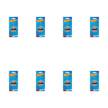 8PK Hot Wheels Speed Club PVC Rubber Durable Keyring/Keychain 4x9cm
