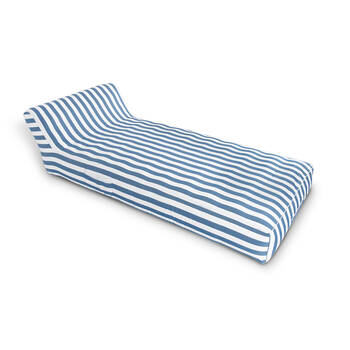 Spire Paradisus Inflatable Pool/Beach Lounger Durable Fabric 190x83x22cm Blue