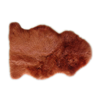 Huxford Grove The Gulgong Sheepskin Rug Home/Room Decor 105x60cm - Rust