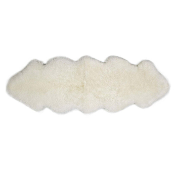 Huxford Grove The Gulgong Sheepskin Double Rug Home/Room Decor - Ivory