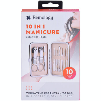 10pc Remology Stainless Steel Manicure Set - Silver