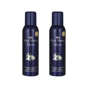 2PK Royal Mirage Silver Body Fragrance Spray For Women 200ml