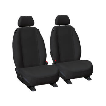 Sperling Super Tough Canvas Front Black Seat Covers - BT50 DMax MUX 2020-On