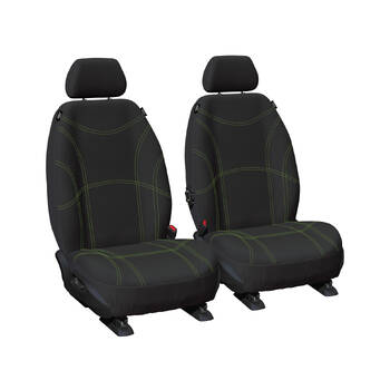 Sperling Getaway Neoprene Front Black/GN Seat Covers - Outback BT 2020-On