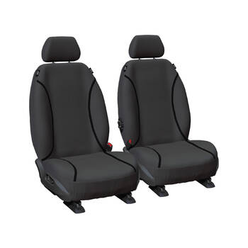 Sperling Tradies Canvas Front Grey Seat Covers - Triton 2023 Current