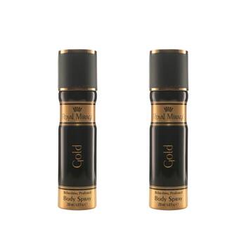 2PK Royal Mirage Gold Body Fragrance Spray For Women 200ml
