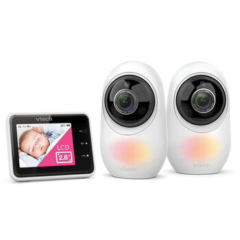 VTech RM2751 2 Camera 7cm Smart WiFi 1080p Video Baby Monitor