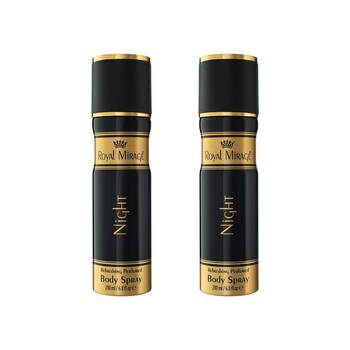 2PK Royal Mirage Night Body Fragrance Spray For Women 200ml