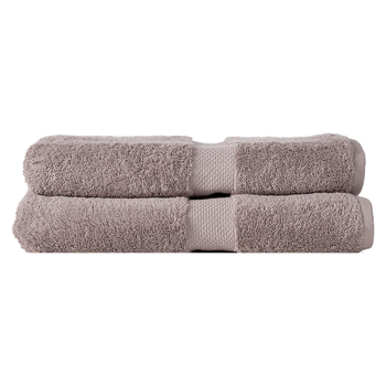 2pc Canningvale Royal Splendour Bath Sheet Set Storm Grey