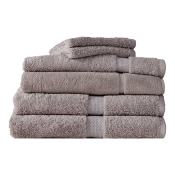 6pc Canningvale Royal Splendour Home Decor Bathroom Towel Set Storm Grey