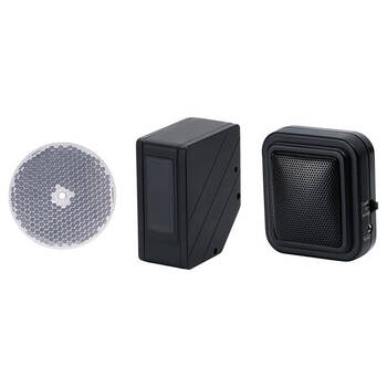 Doss DEA7WL2 Wireless Door/Beam Entry Alarm Security Doorbell Kit Black