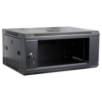 Pro2 4RU Wall Mount Cabinet Assembled Server Rack w/ Glass Door 600x450mm