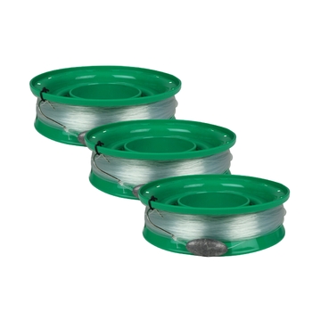 3PK Fishteck Handcaster Camping Outdoors 7.5In Rigged 80Lb 100M