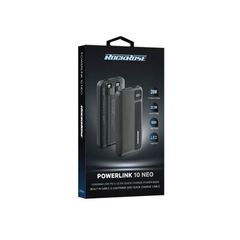 RockRose PowerLink Quick Charge Power Bank 10000mAh 20W