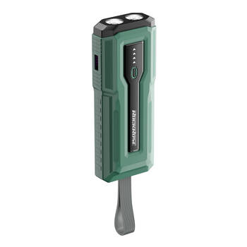 Rockrose Ridge Blade 10000mAh 20W PD Powerbank 17x10cm - Green