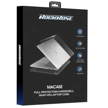 RockRose Macase Snap-On shell Case Clear For Apple MacBook Pro 14.2″ 2021

