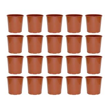 20PK Homeleisure Reko Pot 100mm Terracotta Outdoor Garden 