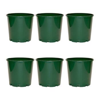 6PK Homeleisure Reko Pot 100mm Green Outdoor Garden 