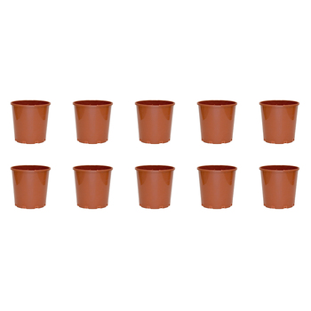 10PK Homeleisure Reko Pot 175mm Terracotta Outdoor Garden 