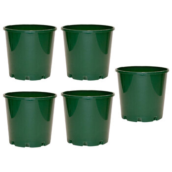 5PK Homeleisure Reko Pot 175mm Green Outdoor Garden 