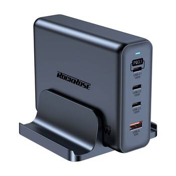 Rockrose Infinito G240 240W 4-Port Charging Station Space Grey