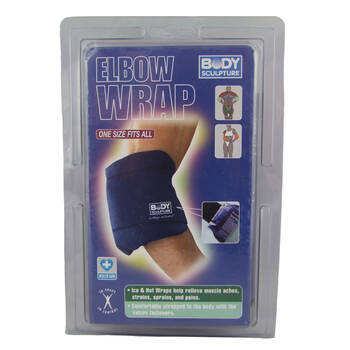 Body Sculpture Elbow Support Wrap Protector Hot/Cold Therapy Neoprene