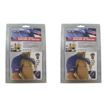 2PK Body Sculpture Shoulder Support Wrap Protector Hot/Cold Therapy Neoprene
