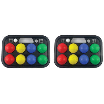 2x 9pc Regent Bocce Ball Set Outdoor Party Family Game w/ Carrying Case